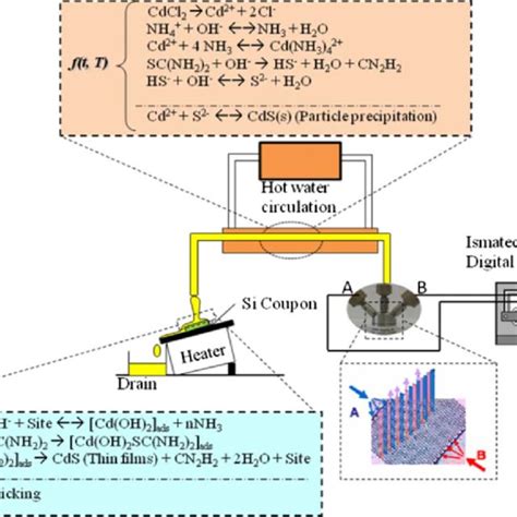 Color Online A Schematic Of The Continuous Flow Microreactor Download Scientific Diagram