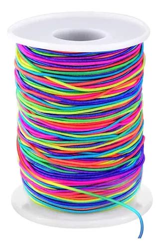 Hilo El Stico Para Pulsera Bisuter A Joyer A Mm Arco Iris Mercadolibre