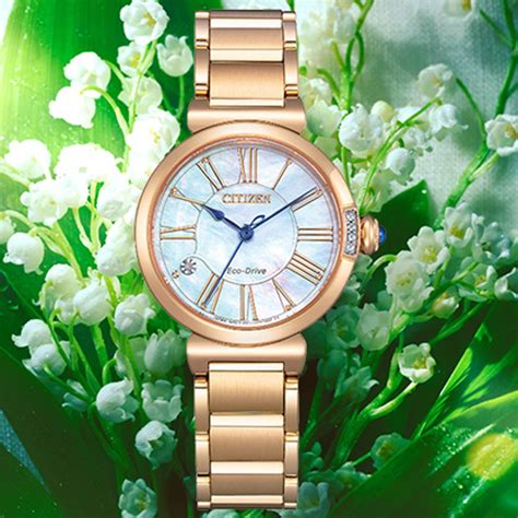 Citizen 星辰 L系列 Maybells幸福鈴蘭鑽石白蝶貝光動能女錶 29 5mm Em1063 89d Pchome 24h購物