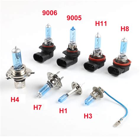 1PC Halogen Bulb H1 H3 H4 H7 H8 H9 H11 9005 HB3 9006 HB4 12V 55W 5000K