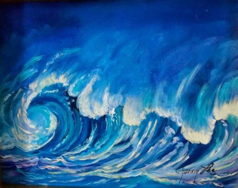 North Shore Wave No Painting By Jenny Jonah Saatchi Art Ideas