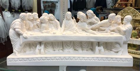 The Last Supper Statue Vittoria Italy Pulverized Stone And Marble Hand