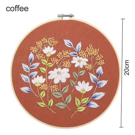 20x20 см Набор для начинающих рукоделия вышивка крестиком цветочные ...