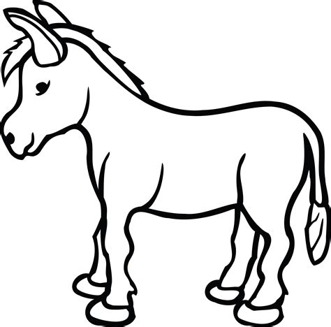 Free Clipart Of A donkey