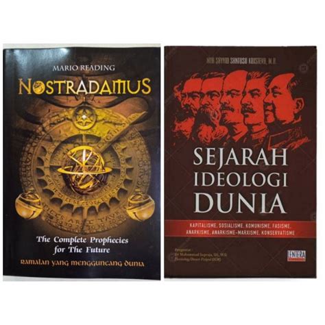 Jual Paket 2 Buku Nostradamus Dan Sejarah Ideologi Dunia Shopee Indonesia