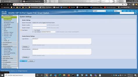 Cómo configurar interfaz de administracion switch cisco Mundowin