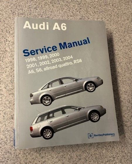 Bentley Manual For Audi A6 Rs 6 Allroad Etc Excellent Condition