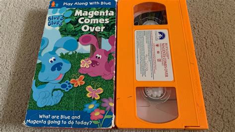 Nick Jr Blue S Clues Vhs Lot Blues Bithday Magenta Comes Over Blues Hot Sex Picture