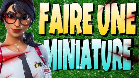 Tuto Comment Faire Une Miniature Fortnite Sur Ios Youtube