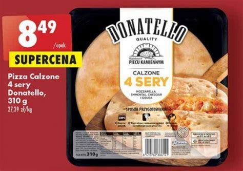 Promocja Pizza Calzone 4 Sery Donatello 310g W Biedronka