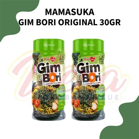 Jual Mamasuka Gim Bori Rumput Laut Nori Tabur 30gr Original Shopee