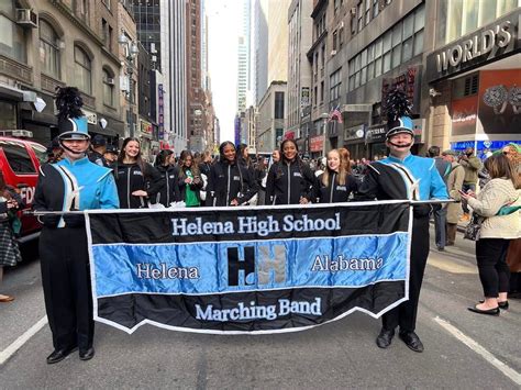 Helena High School Band Performs At St Patricks Day Parade In Nyc