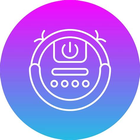 Premium Vector Robot Vacuum Icon