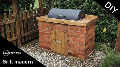 DIY Grill Aus Backsteinen Mauern BBQ Built Make A Grill From Old