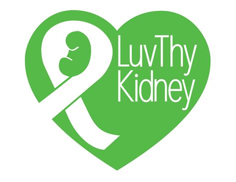 Luv Thy Kidney Logo By Jmf Studios Kidney National Kidney Foundation