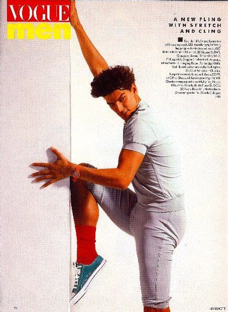 Jeffrey Brezovar In The Twist For Vogue Uk 1989 By Kim Knott Yves