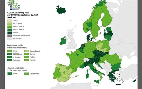 Covid Mappa Ecdc Regioni Italiane In Rosso Tre In Verde Sky Tg