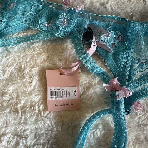 Boux Avenue Embroidered Lace Lingerie Set In Pink Depop