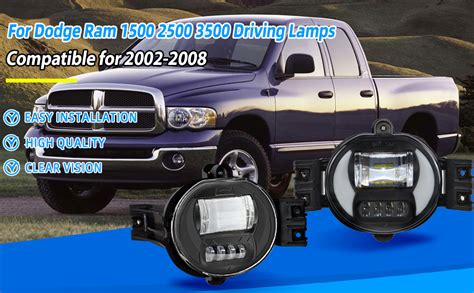 Amazon Shocklight Driving LED Fog Lights For 2002 2003 2004 2005