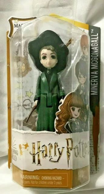 HARRY POTTER MAGICAL Minis Minerva McGonagall 3 Mini Doll Figure New