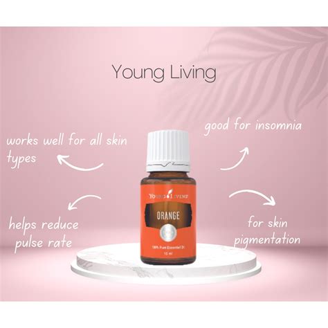 Yl Young Living Essential Oil Orange 15ml Oil Level 85 90 Shopee