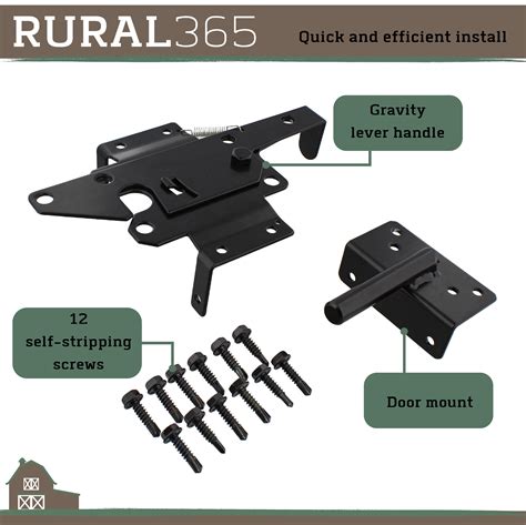 Rural Heavy Duty Self Locking Latch For Inward And Outward