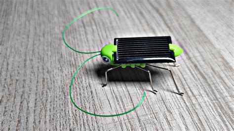 Solar Grasshopper Robot Toy Review Youtube