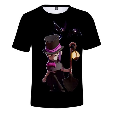 Brawl Stars Top Hat Mortis T Shirt Tees Brawl Stars