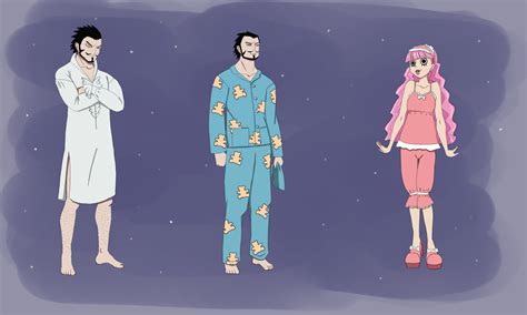 Mihawk and Perona in sleepwear by VosmajaMarta on DeviantArt