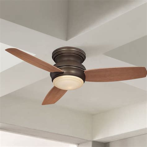 44 Inch Minka Aire Oil Rubbed Bronze Led Ceiling Fan With Light F593l