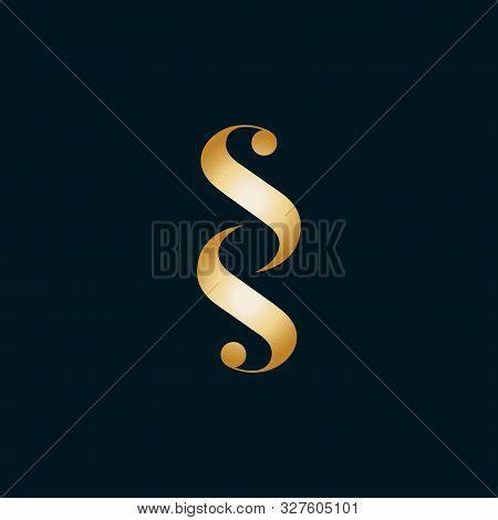 Double S Icon.letter Vector & Photo (Free Trial) | Bigstock