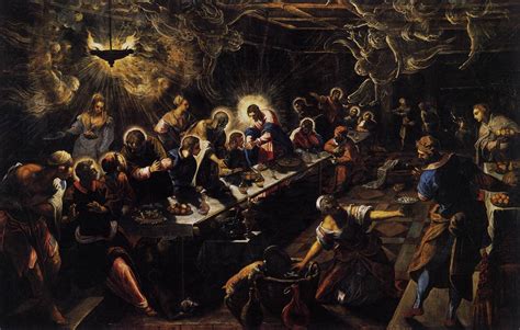 The Last Supper - Tintoretto - WikiArt.org - encyclopedia of visual arts