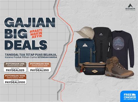 Irit Belanja Produk Favorit Di Gajian Big Deals Eiger Blog