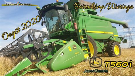 Lanting Farming Oogst 2020 Buitenkamp Wieringa John Deere T560i