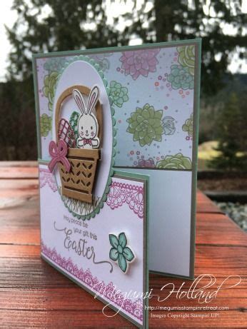 Basket Bunch Easter Trio Cards Dutch Door Fold Meg Holland Stampin