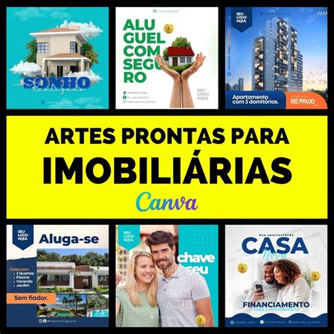 241 Artes para Administração de Imóveis Editáveis Canva