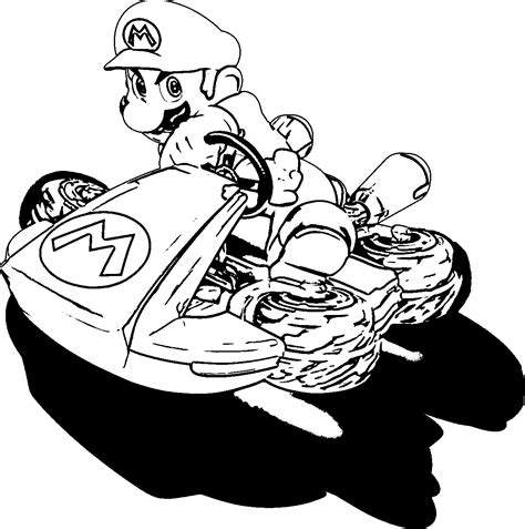 Ausmalbild Mario Kart 8 Deluxe - Ausmalbilder Mario Kart 8 Deluxe