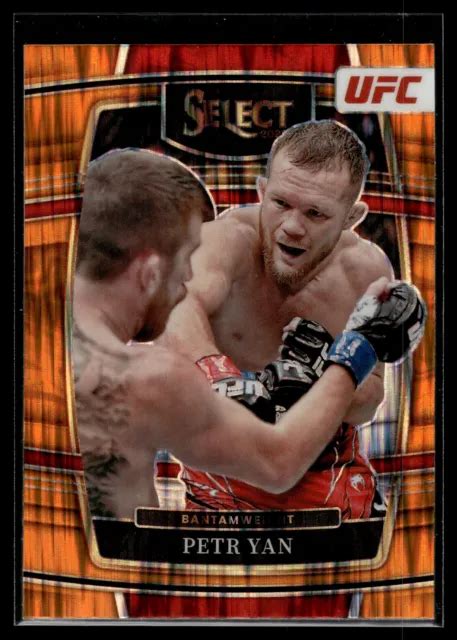 CARTE PETR YAN 2022 Panini Select UFC Concourse Orange Flash Prizm E 7