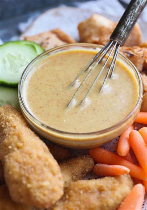 Easy Honey Mustard Recipe - Sweet, Tangy and Spicy Dipping Sauce