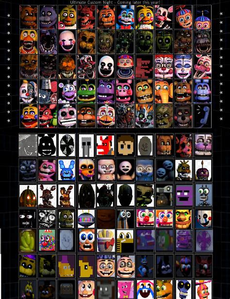 Fnaf Ucn 100 Characters Edition By Sonicvshtf654 On Deviantart