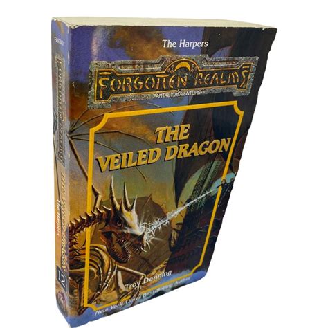 Forgotten Realms The Veiled Dragon Troy Denning Vtg Paperback Tsr