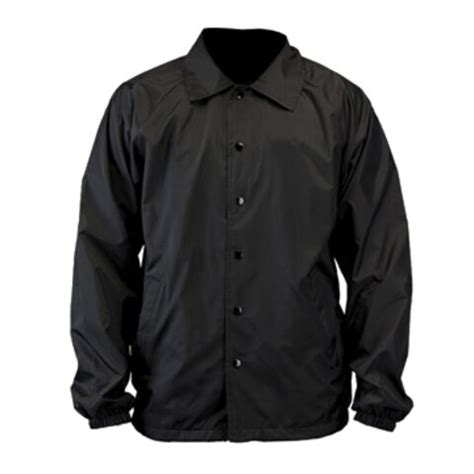 China Plain black men's windbreakers, jackets without hood,made of waterproof nylon, with ...