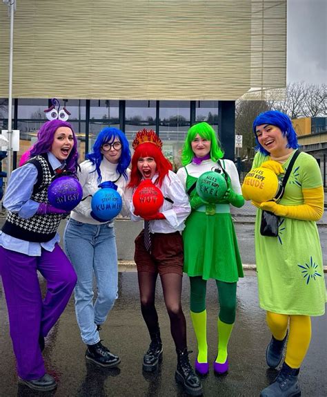 Alles Steht Kopf Kost M In Inside Out Halloween Costumes