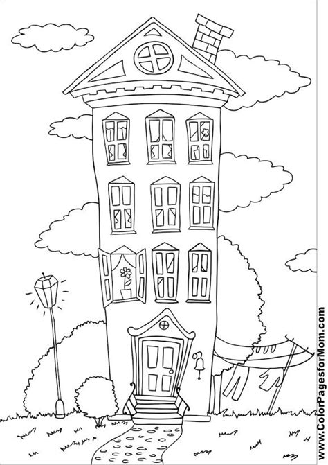 Up House Coloring Pages at GetColorings.com | Free printable colorings pages to print and color