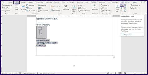 How To Create And Insert A Signature In Microsoft Word