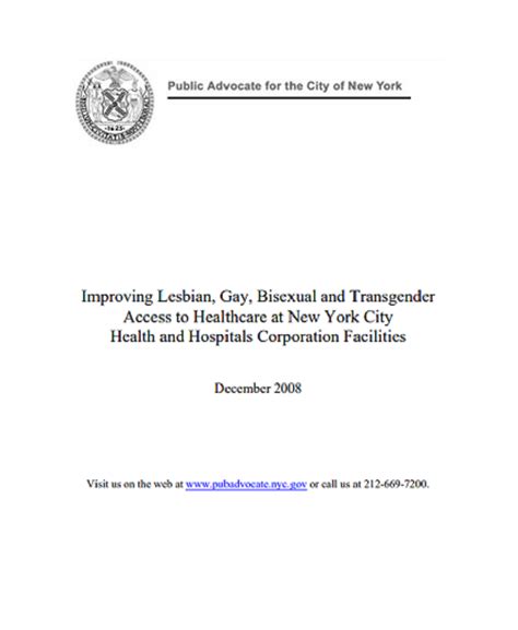 Improving Lesbian Gay Bisexual And Transgender Access To Healthcare