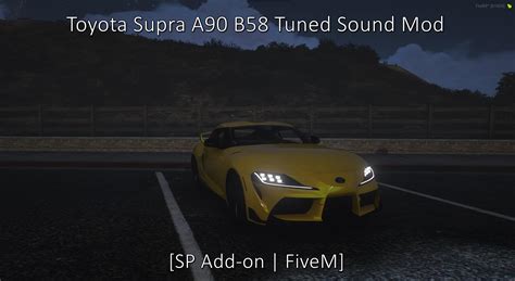 Toyota Supra A90 B58 I6 Tuned Sound Mod - GTA5-Mods.com