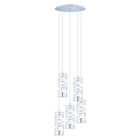 Eglo Bayman 5 Light Chrome Multi Pendant 200226a The Home Depot Multi Light Pendant Pendant