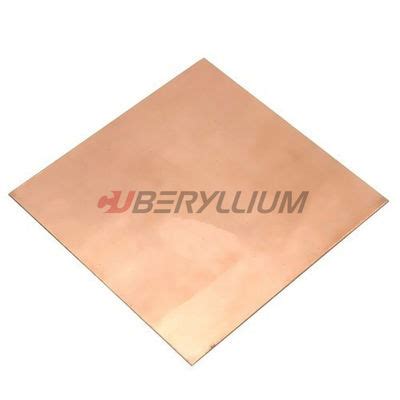 Uns C Alloy Beryllium Copper C Sheet Metal Plate Mmx Mm