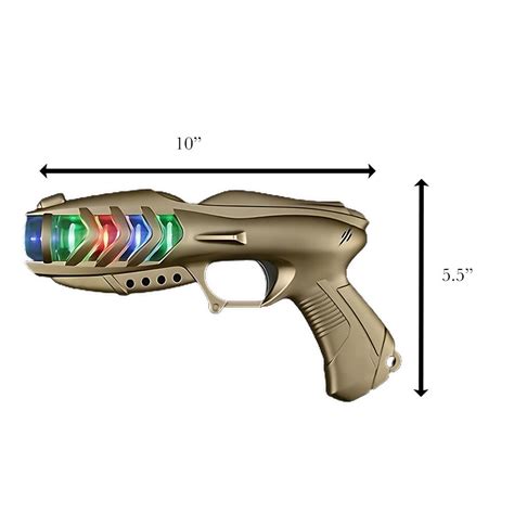 LED Spinning Toy Gun with Firing Laser Sound Effects